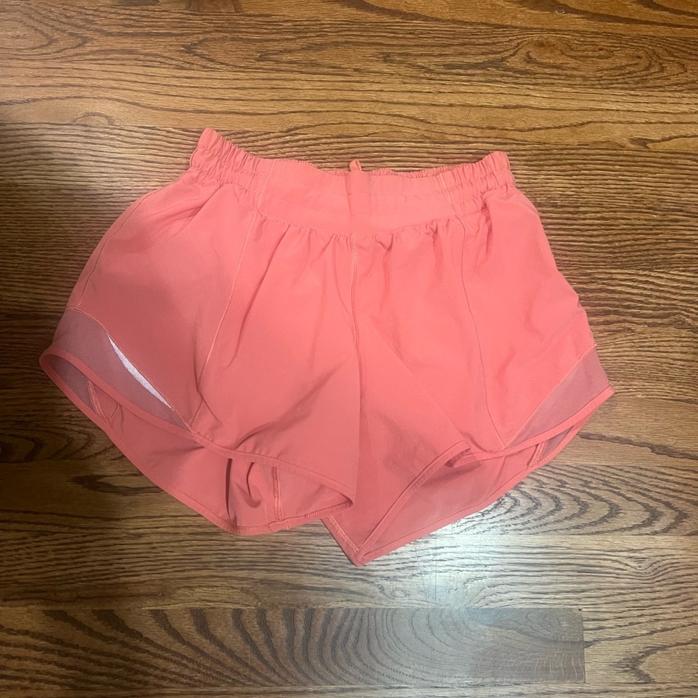 Lululemon Athletica Coral Athletic Shorts